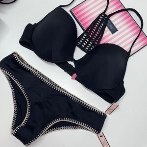 🔥🏖VICTORIA SECRET swimsuit The Fabulous/push-up cheeky New